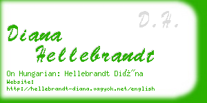 diana hellebrandt business card